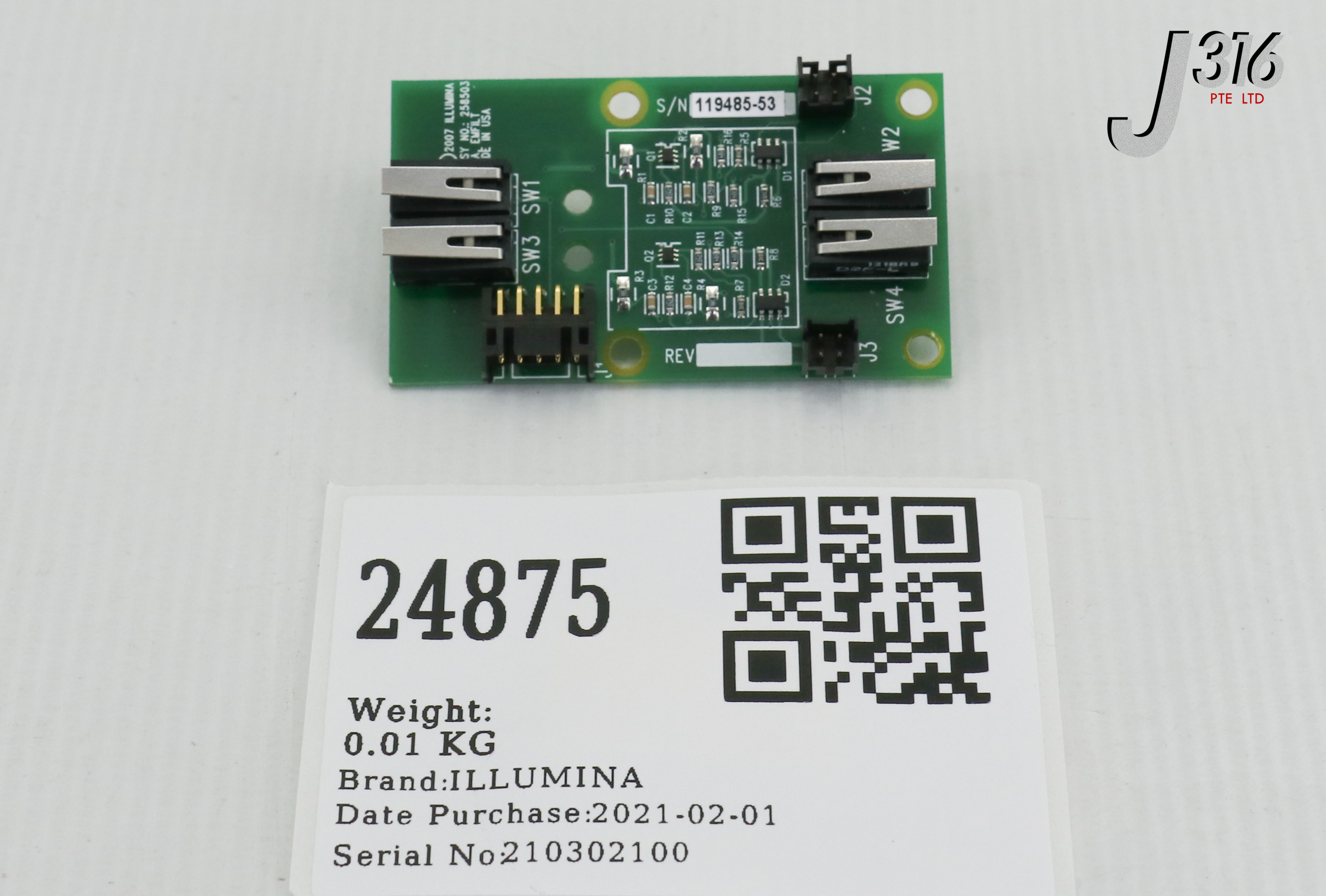 Summer　SALE　⑬ 24875 ILLUMINA PCB, CCA, EMFILT, P/N: 258491 258503 | eBay